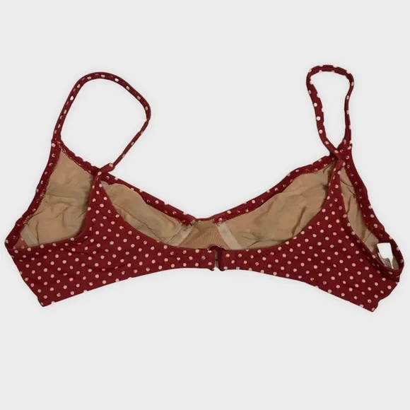 Vintage J. Crew polka dot bikini top - Picture 3 of 7